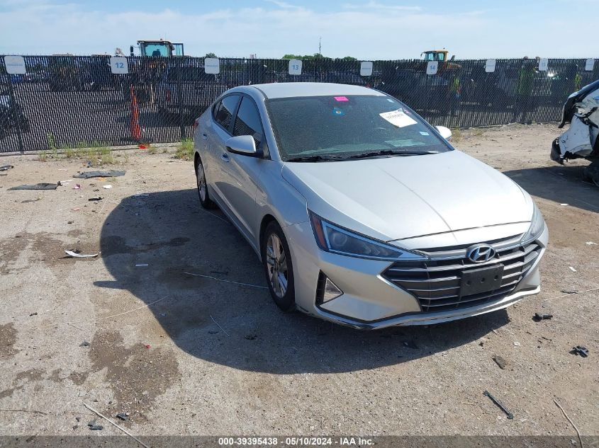 2019 Hyundai Elantra Sel VIN: 5NPD84LF5KH459225 Lot: 39395438