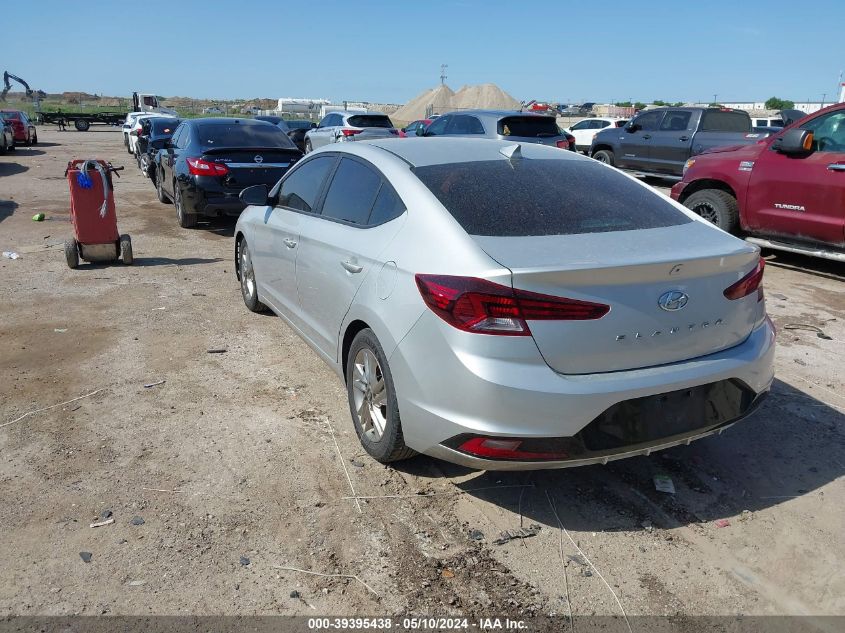 2019 Hyundai Elantra Sel VIN: 5NPD84LF5KH459225 Lot: 39395438