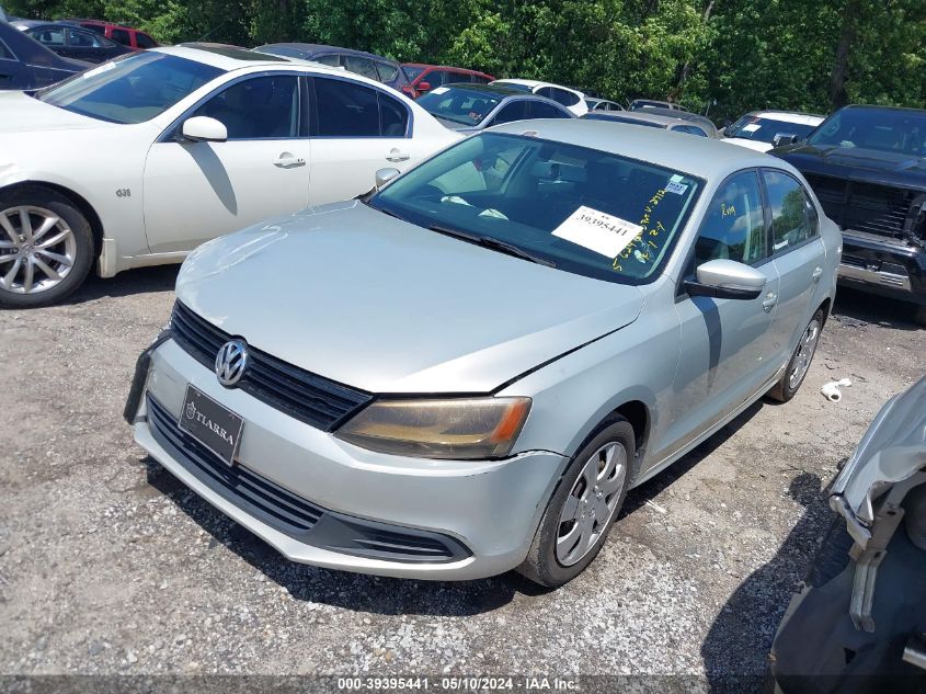 2011 Volkswagen Jetta 2.5L Se VIN: 3VWDZ7AJXBM392912 Lot: 39395441