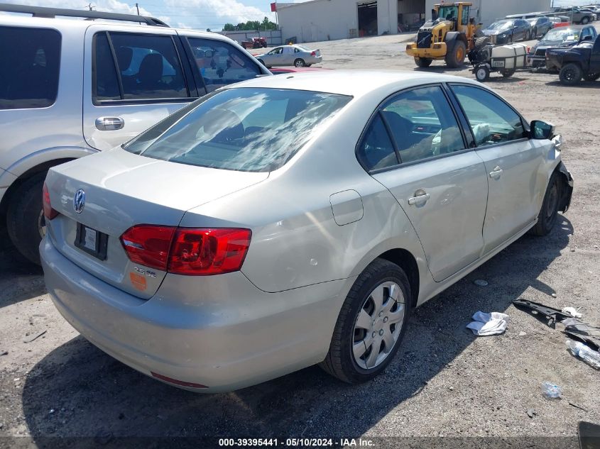 2011 Volkswagen Jetta 2.5L Se VIN: 3VWDZ7AJXBM392912 Lot: 39395441