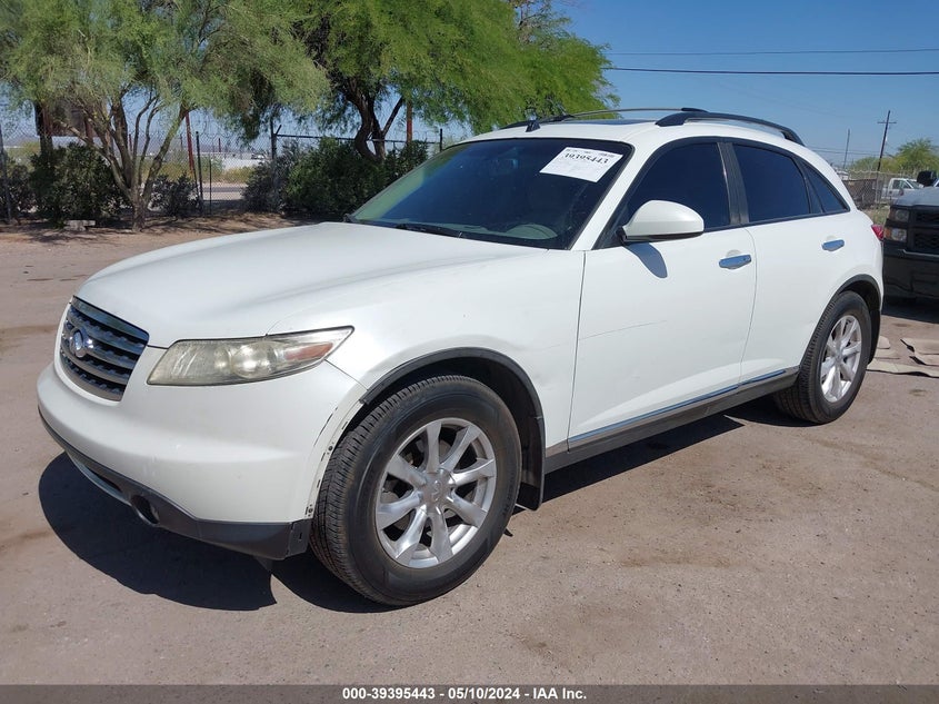 2008 Infiniti Fx35 VIN: JNRAS08W38X205922 Lot: 39395443