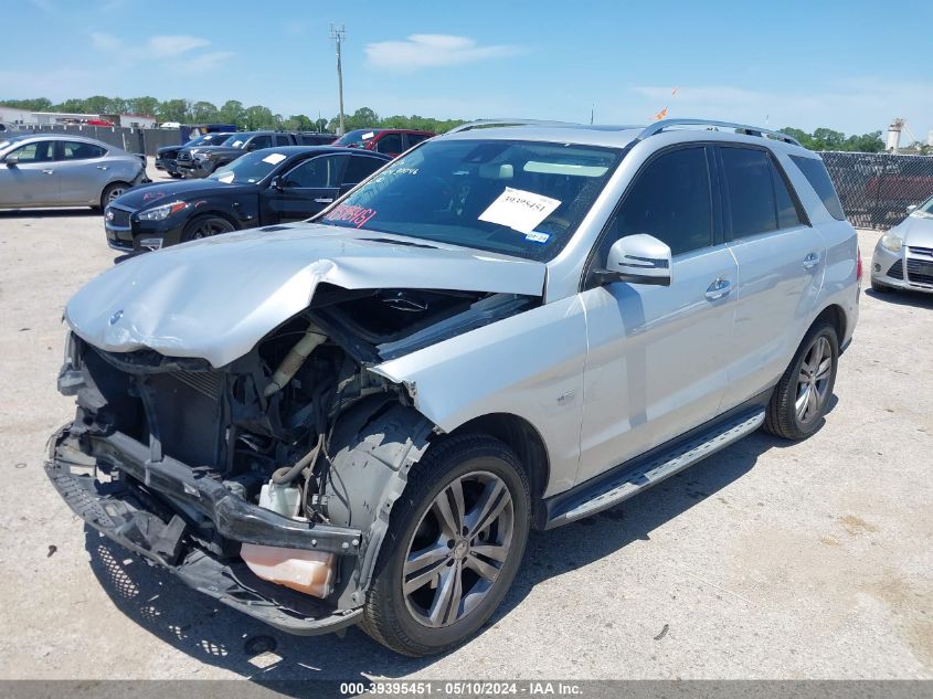 2012 Mercedes-Benz Ml 350 4Matic VIN: 4JGDA5HB5CA060688 Lot: 39395451