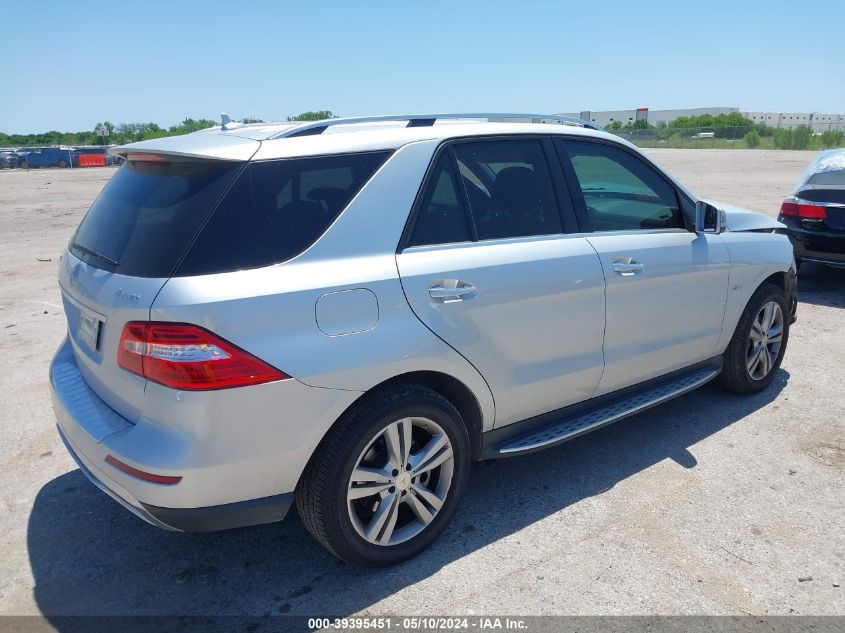 2012 Mercedes-Benz Ml 350 4Matic VIN: 4JGDA5HB5CA060688 Lot: 39395451