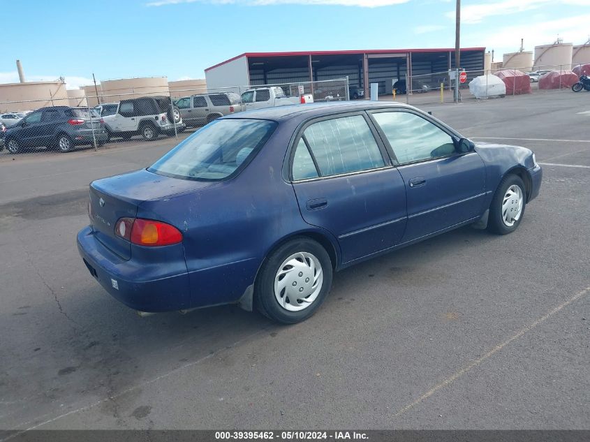 2001 Toyota Corolla Ce/Le/S VIN: 1NXBR12E11Z480035 Lot: 39395462