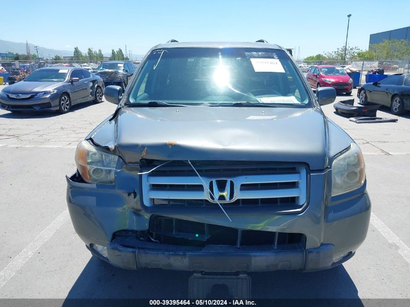 2008 Honda Pilot Ex-L VIN: 5FNYF18748B047036 Lot: 39395464