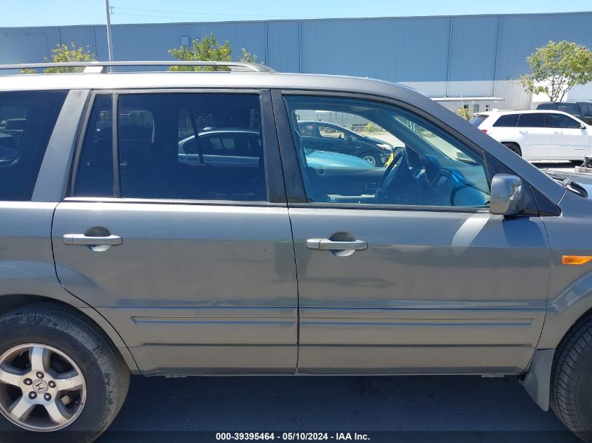 2008 Honda Pilot Ex-L VIN: 5FNYF18748B047036 Lot: 39395464