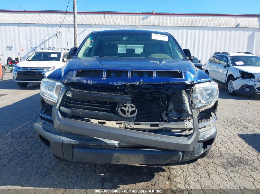 2014 Toyota Tundra 4Wd Truck Sr VIN: 5TFCY5F1XEX017521 Lot: 39395469