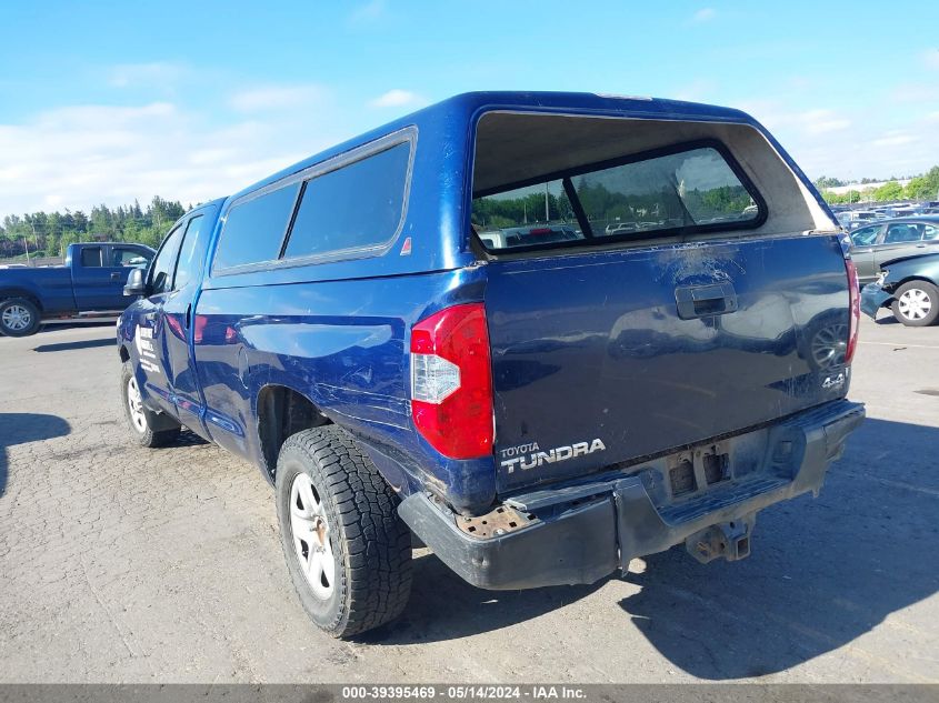 2014 Toyota Tundra 4Wd Truck Sr VIN: 5TFCY5F1XEX017521 Lot: 39395469