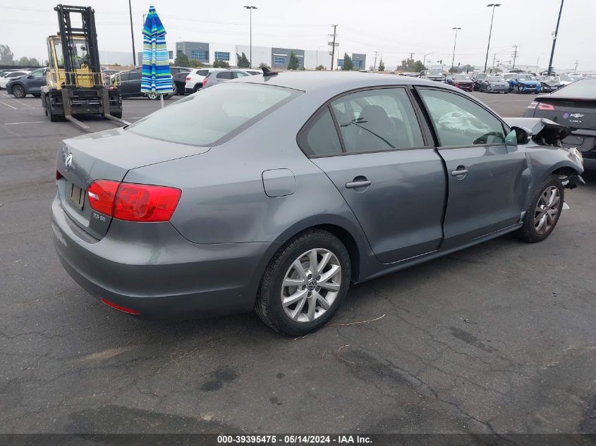 2011 Volkswagen Jetta 2.5L Se VIN: 3VWDZ7AJ0BM307673 Lot: 39395475