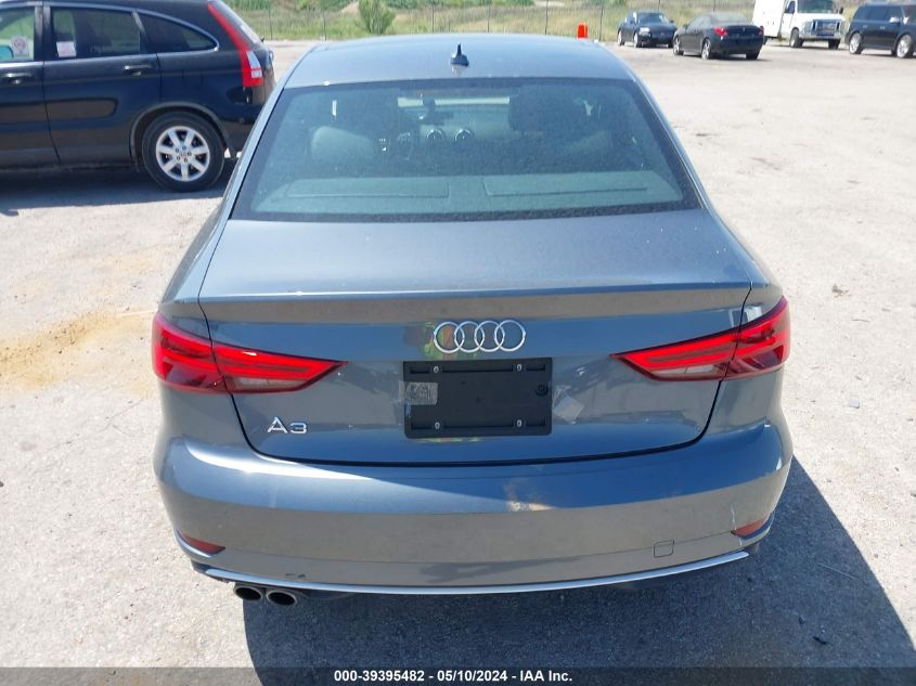 2018 Audi A3 2.0T Premium/Tech Premium VIN: WAUAUGFF8J1044320 Lot: 39395482