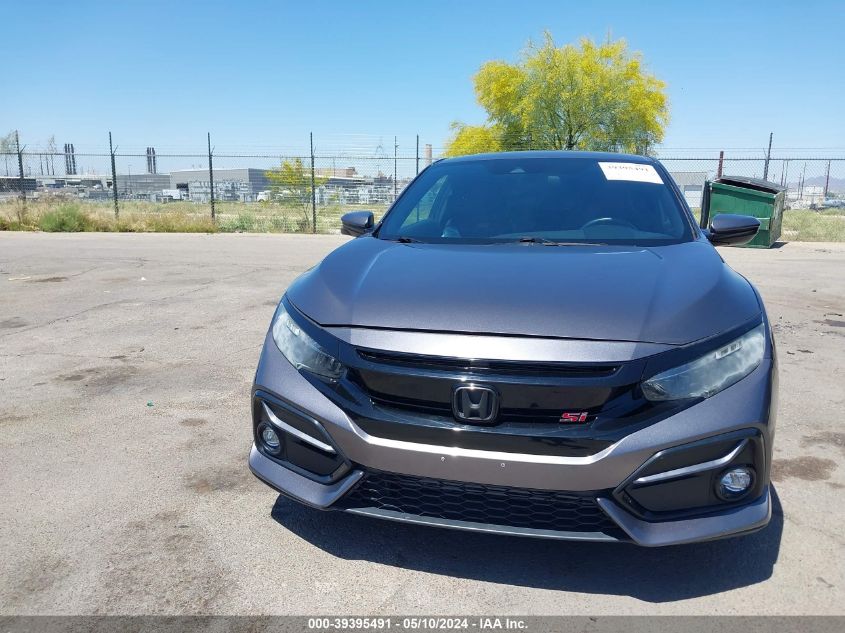 2020 Honda Civic Si Coupe VIN: 2HGFC3A56LH752834 Lot: 39395491