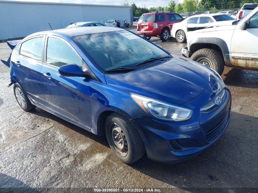 2017 Hyundai Accent Se VIN: KMHCT4AE3HU274816 Lot: 39395501