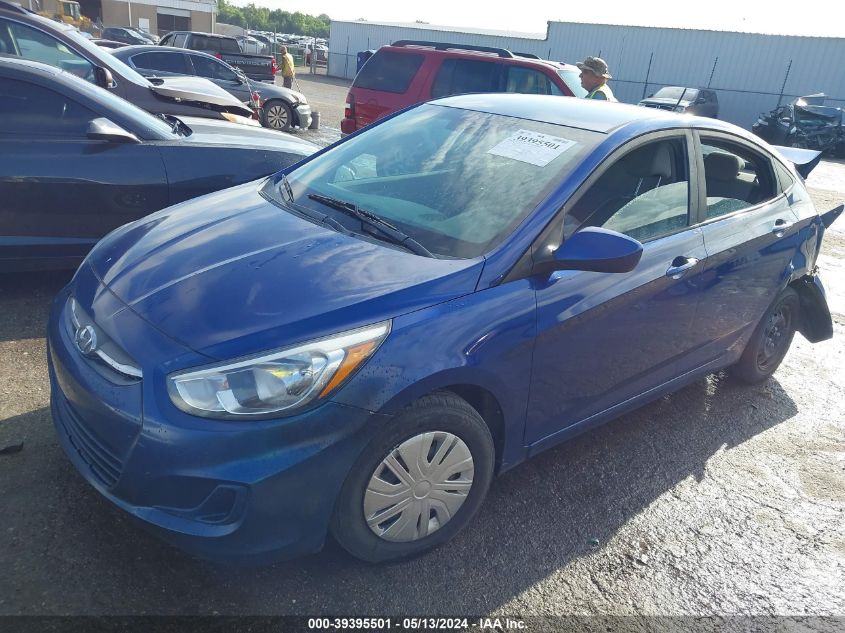 2017 Hyundai Accent Se VIN: KMHCT4AE3HU274816 Lot: 39395501