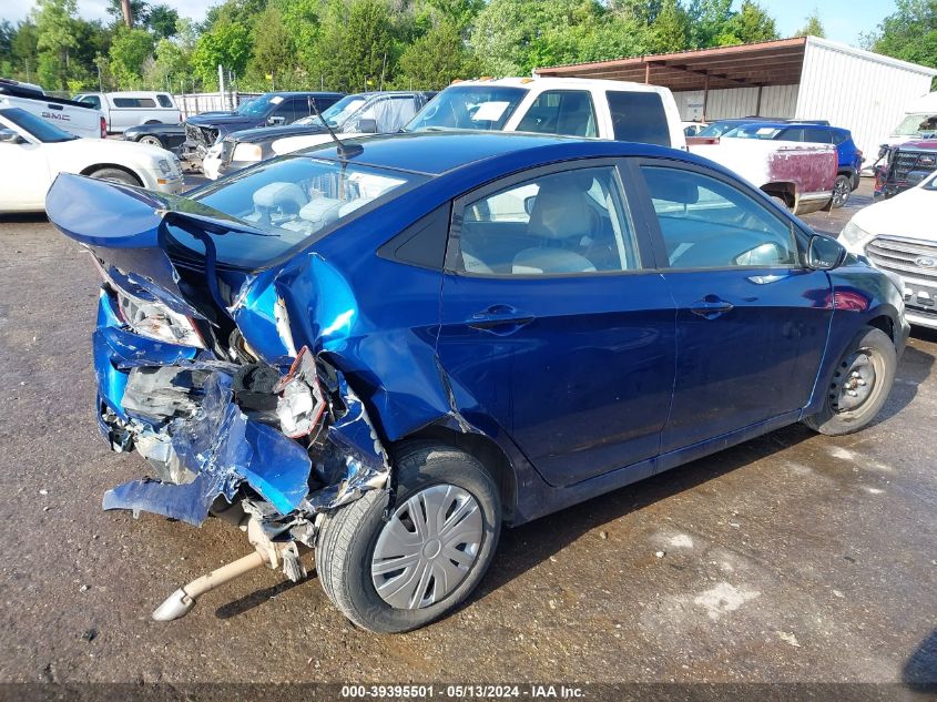 2017 Hyundai Accent Se VIN: KMHCT4AE3HU274816 Lot: 39395501