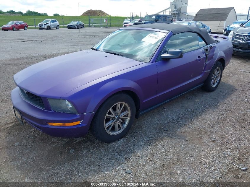 2005 Ford Mustang VIN: 1ZVFT84N055216394 Lot: 39395506