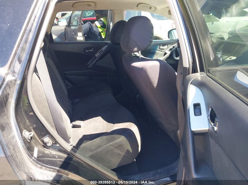 2009 Nissan Murano S VIN: JN8AZ18W79W136200 Lot: 39395513