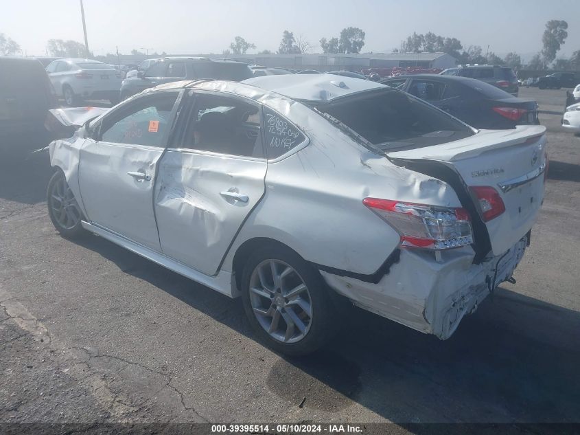 2013 Nissan Sentra Sr VIN: 3N1AB7AP1DL734547 Lot: 39395514