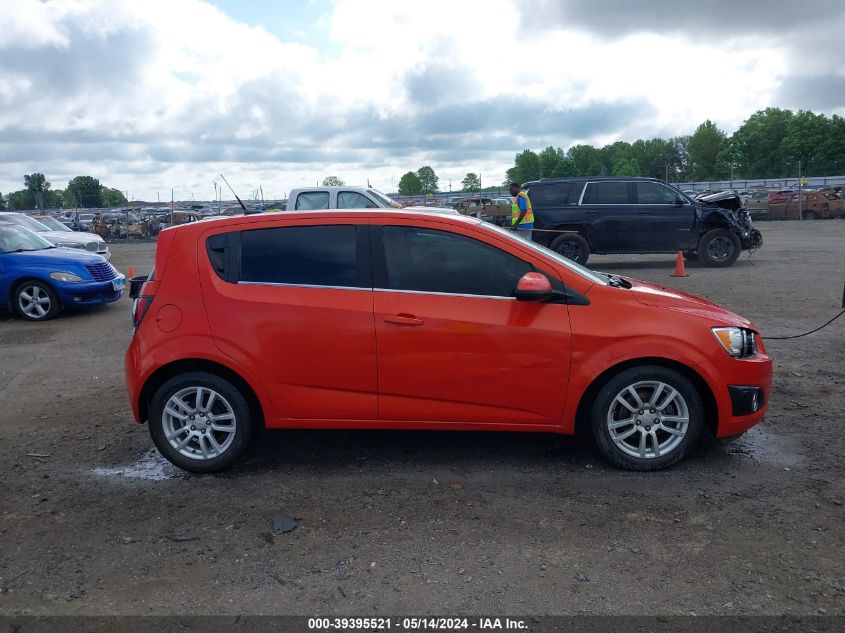 2012 Chevrolet Sonic 2Lt VIN: 1G1JC6SHXC4181714 Lot: 39395521