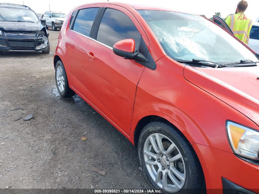 2012 Chevrolet Sonic 2Lt VIN: 1G1JC6SHXC4181714 Lot: 39395521