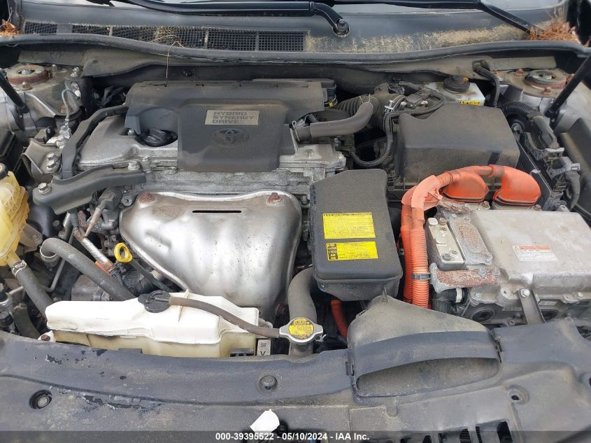 2014 Toyota Camry Hybrid Xle VIN: 4T1BD1FK7EU109322 Lot: 39395522