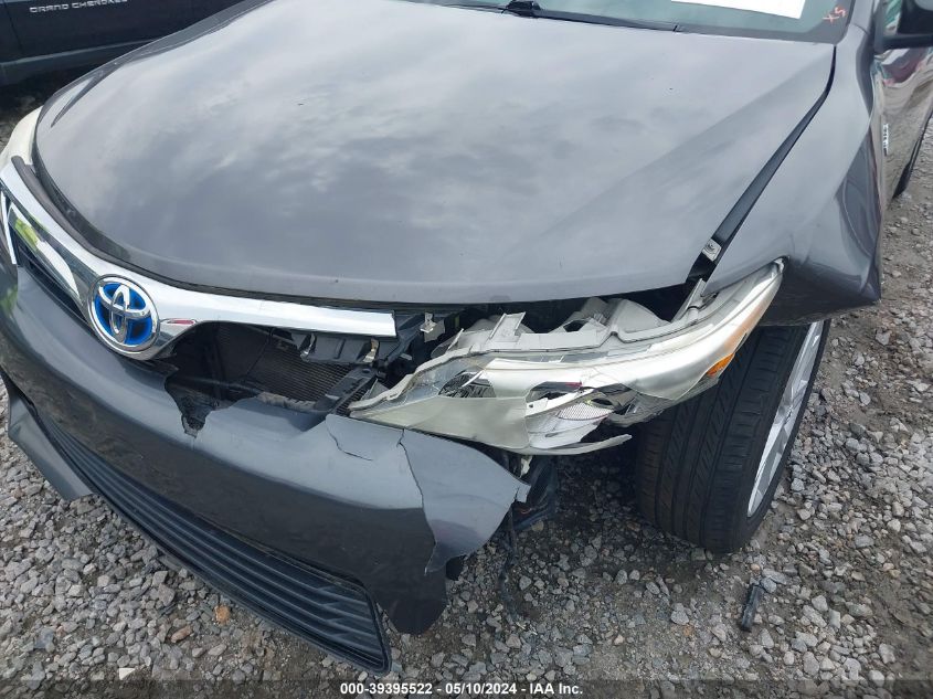 2014 Toyota Camry Hybrid Xle VIN: 4T1BD1FK7EU109322 Lot: 39395522