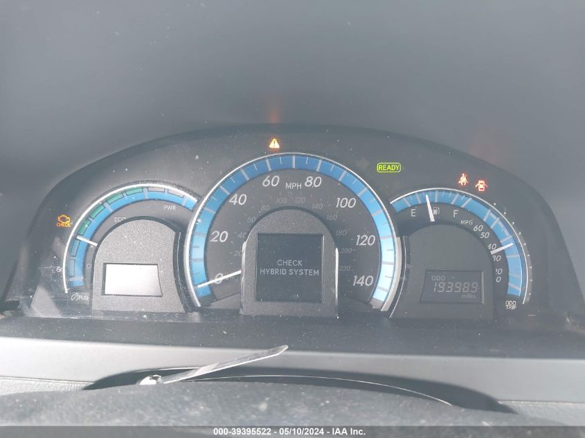 2014 Toyota Camry Hybrid Xle VIN: 4T1BD1FK7EU109322 Lot: 39395522