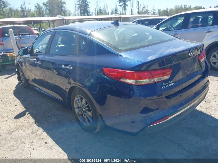 2016 Kia Optima Lx VIN: 5XXGT4L14GG002568 Lot: 39395524