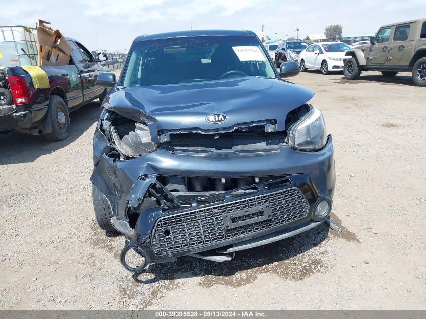 2016 Kia Soul + VIN: KNDJP3A5XG7239889 Lot: 39395528