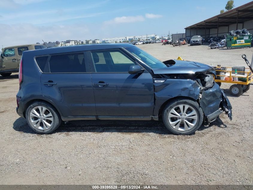 2016 Kia Soul + VIN: KNDJP3A5XG7239889 Lot: 39395528