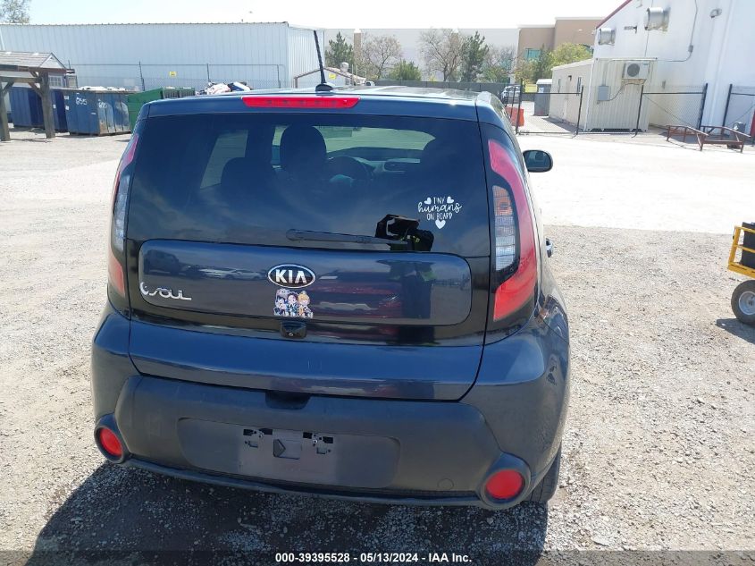 2016 Kia Soul + VIN: KNDJP3A5XG7239889 Lot: 39395528