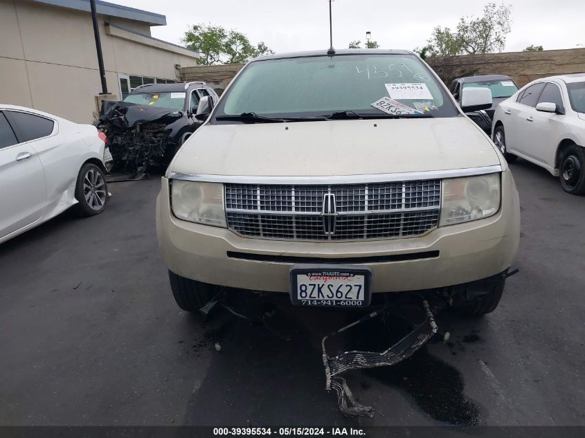 2010 Lincoln Mkx VIN: 2LMDJ6JC0ABJ34551 Lot: 39395534