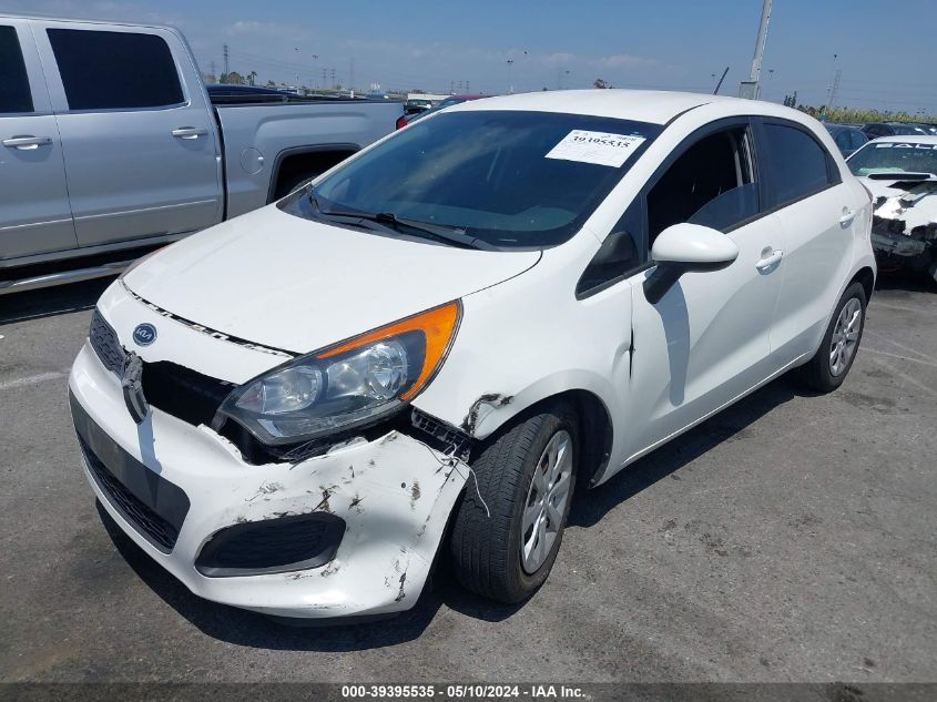 2014 Kia Rio Lx VIN: KNADM5A36E6376523 Lot: 39395535