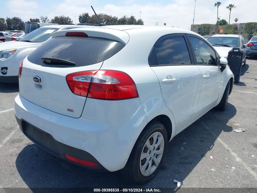 2014 Kia Rio Lx VIN: KNADM5A36E6376523 Lot: 39395535