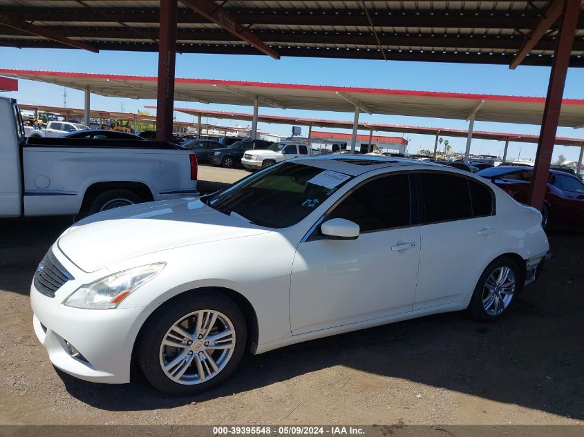 2013 Infiniti G37 Journey VIN: JN1CV6AP0DM721742 Lot: 39395548