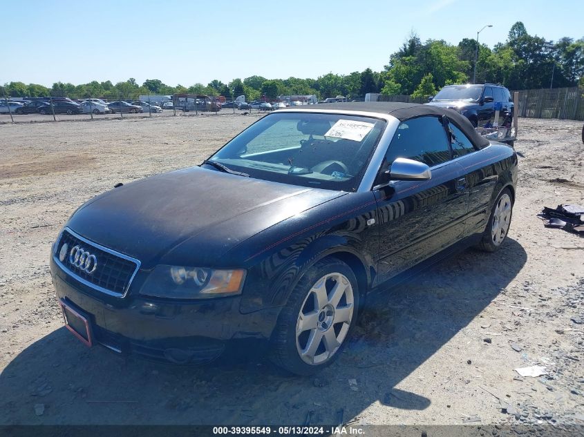 2005 Audi S4 VIN: WUARL48H55K901640 Lot: 39395549