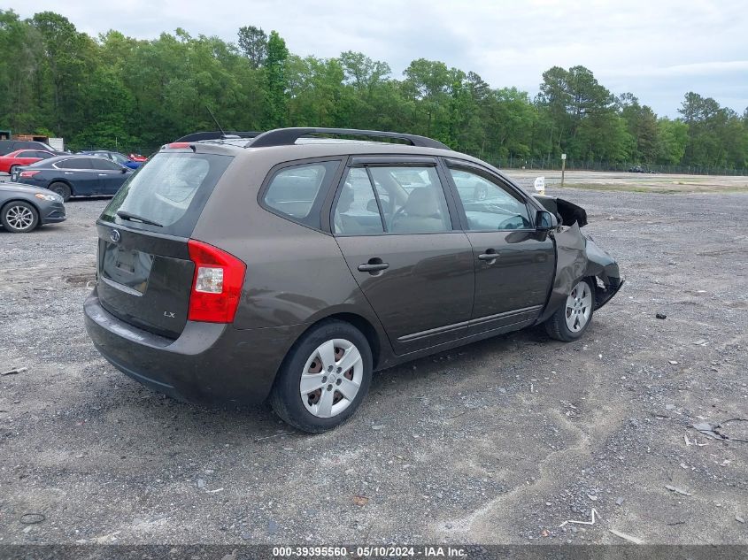 2009 Kia Rondo Lx VIN: KNAFG528397260822 Lot: 39395560