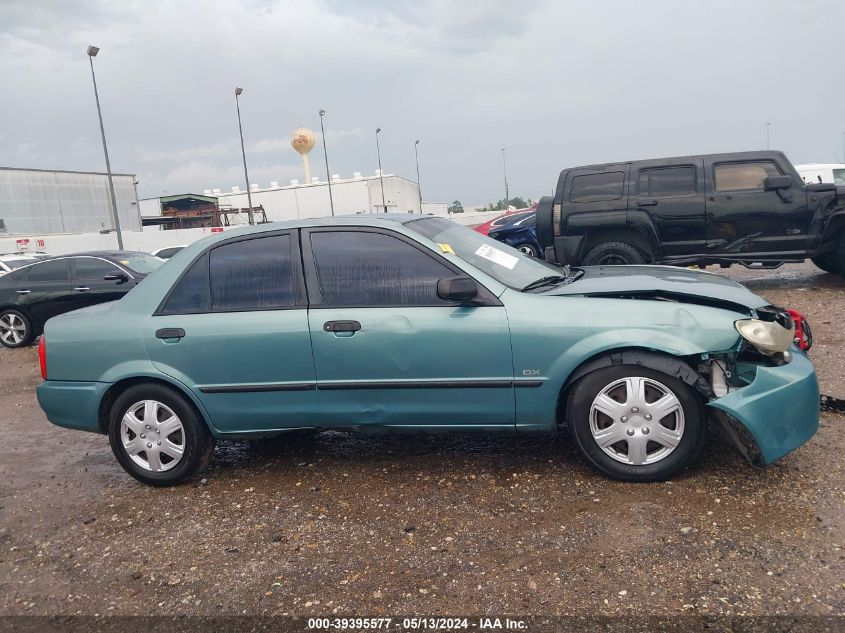 2002 Mazda Protege Dx/Es/Lx VIN: JM1BJ225620503545 Lot: 39395577