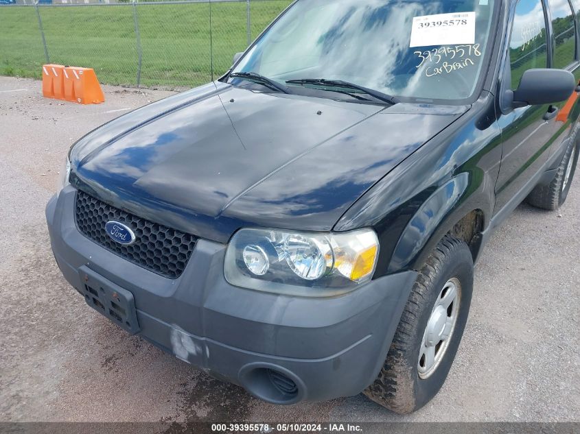 2006 Ford Escape Xls/Xls Manual VIN: 1FMYU92Z16KA02663 Lot: 39395578