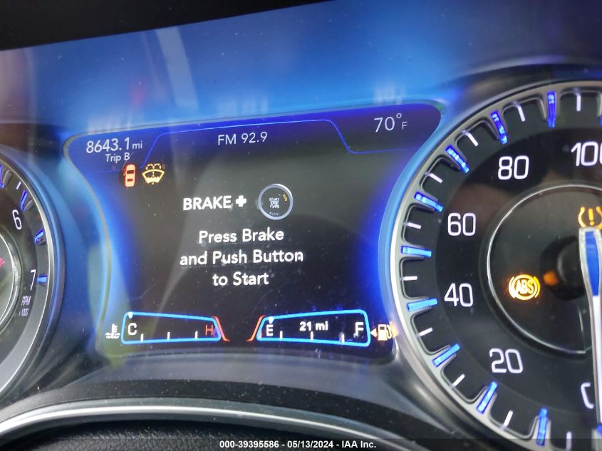 2021 Chrysler 300 300S VIN: 2C3CCABG5MH524089 Lot: 39395586