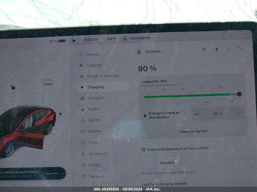 2021 Tesla Model 3 Standard Range Plus Rear-Wheel Drive VIN: 5YJ3E1EA3MF870192 Lot: 39395588