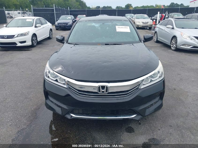 2017 Honda Accord Lx VIN: 1HGCR2F39HA166637 Lot: 39395591