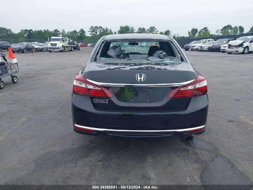 2017 Honda Accord Lx VIN: 1HGCR2F39HA166637 Lot: 39395591