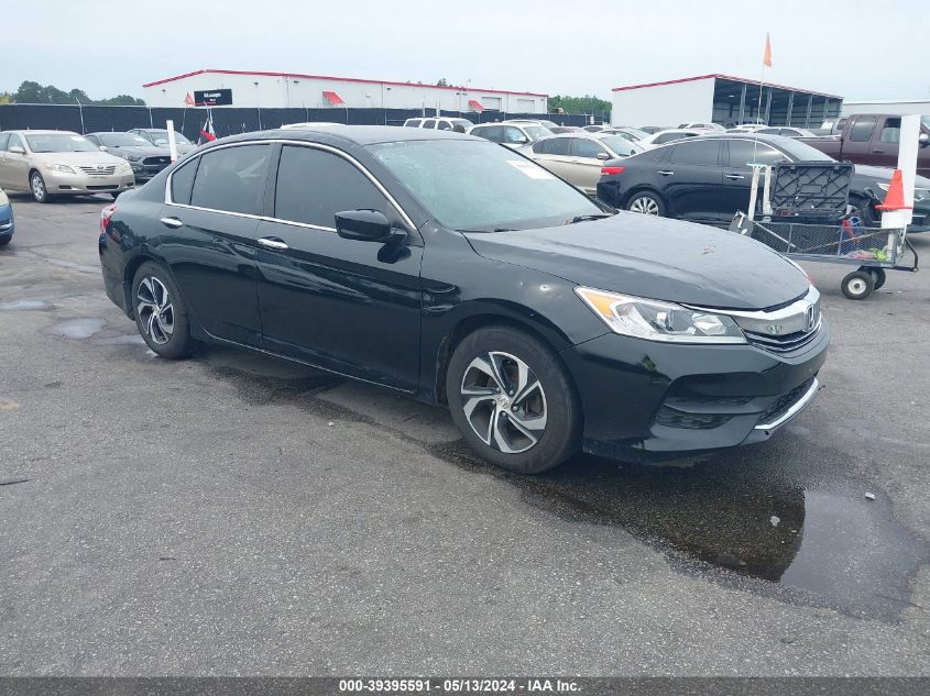 2017 Honda Accord Lx VIN: 1HGCR2F39HA166637 Lot: 39395591