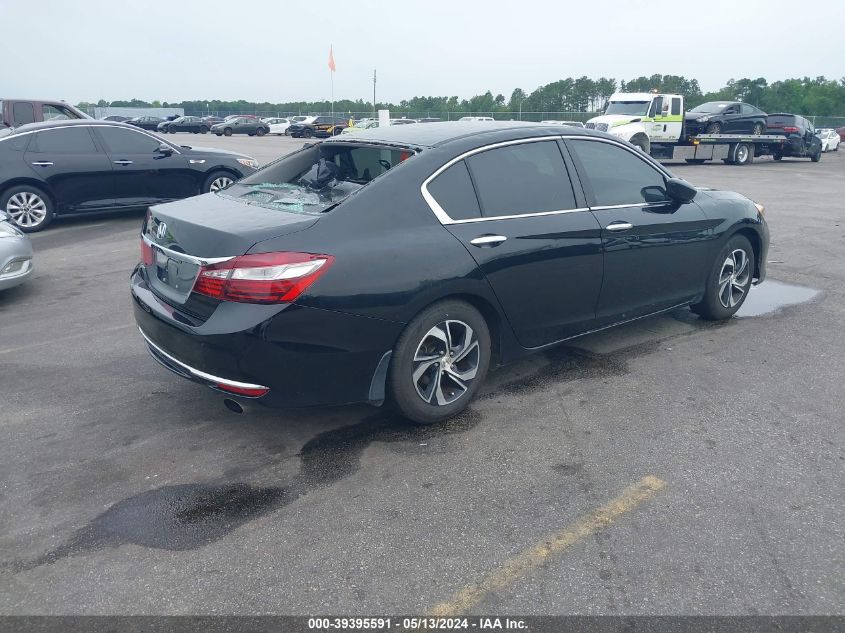 2017 Honda Accord Lx VIN: 1HGCR2F39HA166637 Lot: 39395591