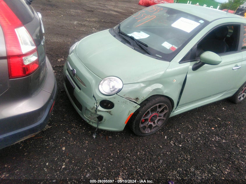 2012 Fiat 500 Sport VIN: 3C3CFFBR8CT310466 Lot: 39395597