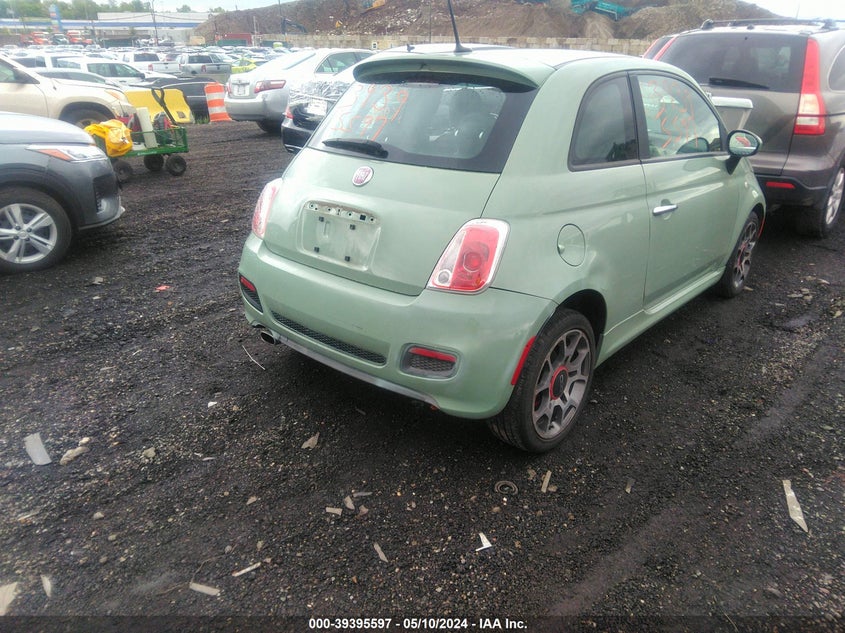 2012 Fiat 500 Sport VIN: 3C3CFFBR8CT310466 Lot: 39395597
