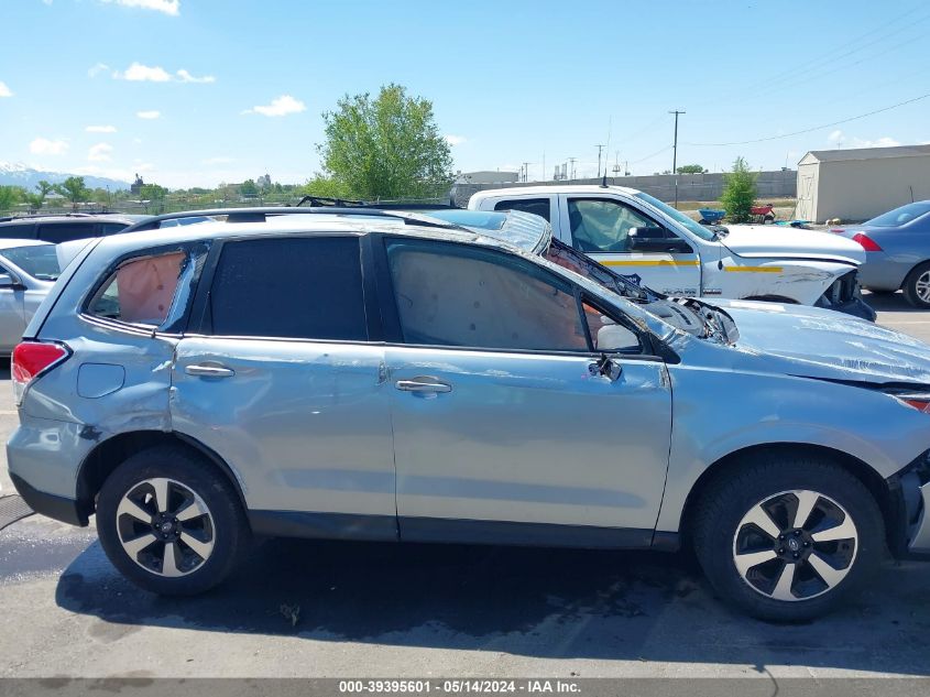 2018 Subaru Forester 2.5I Premium VIN: JF2SJAEC8JH477259 Lot: 39395601