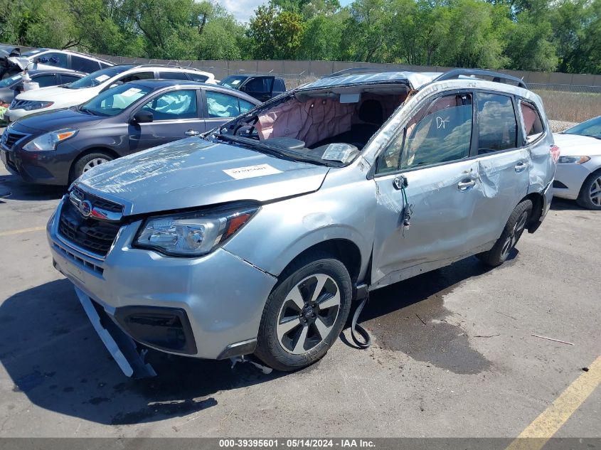 2018 Subaru Forester 2.5I Premium VIN: JF2SJAEC8JH477259 Lot: 39395601