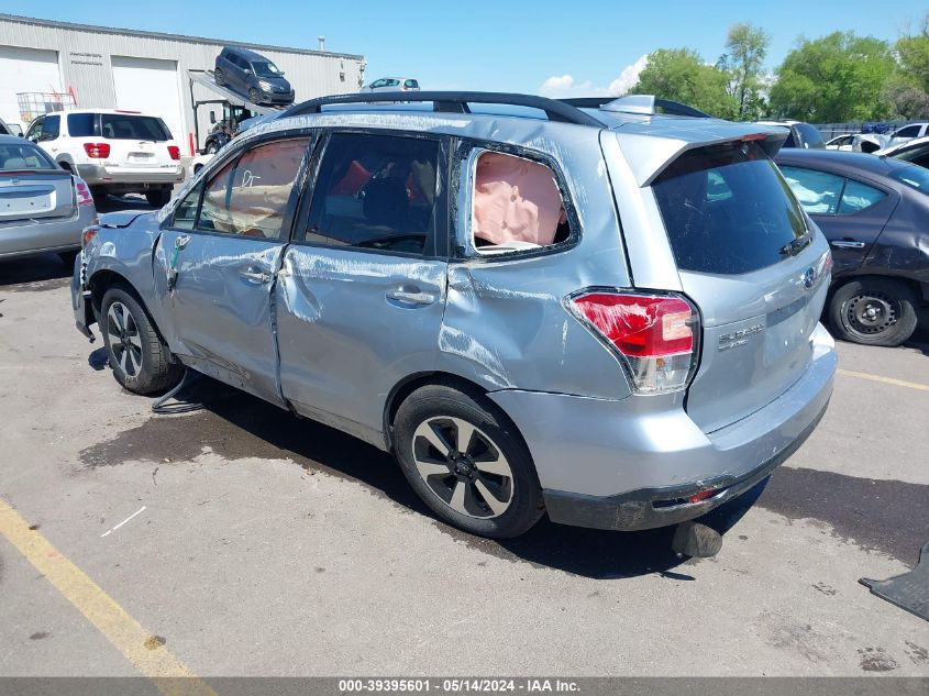 2018 Subaru Forester 2.5I Premium VIN: JF2SJAEC8JH477259 Lot: 39395601