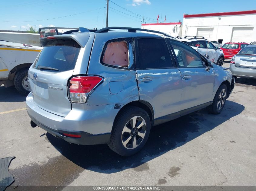 2018 Subaru Forester 2.5I Premium VIN: JF2SJAEC8JH477259 Lot: 39395601